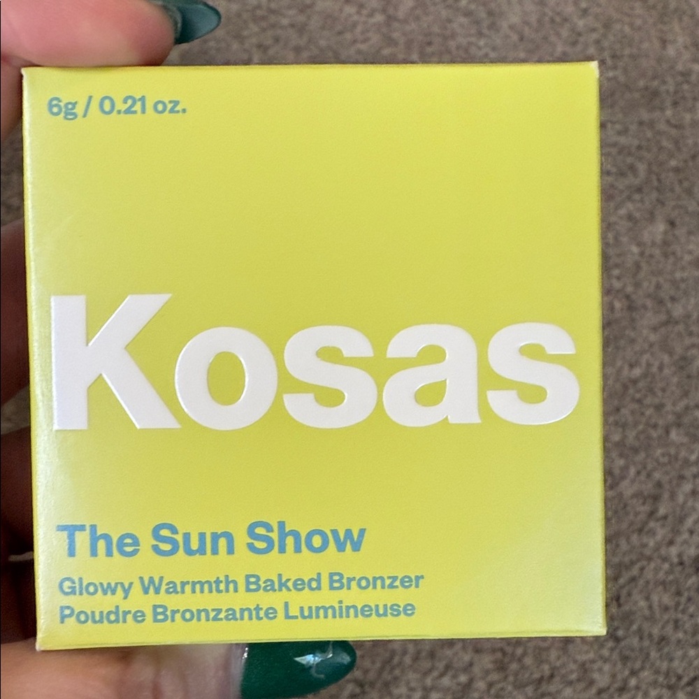 Kosas The Sun Show Bronzer in Bright Yellow Packaging